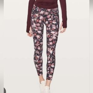 Lululemon Athletica Base Pace Multicolor Floral Leggings